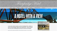 Desktop Screenshot of ferrybridgehotel.net